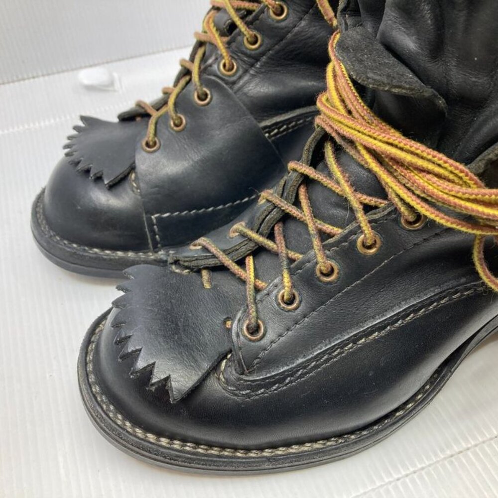 WESCO lineman black motorcycle 20" mens boots - Picture 6 of 7